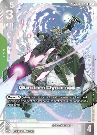 gundam dynames sp uplus GD03-026 Phantom Aria Gundam card