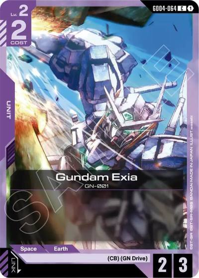 gundam exia GD04-064 Phantom Aria Gundam card