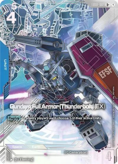 gundam full armor thunderbolt ex uplus EB01-009 Eternal Nexus Gundam card