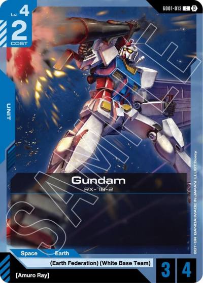 Gundam (GD01-013) GD01-013 Edition Beta Gundam card