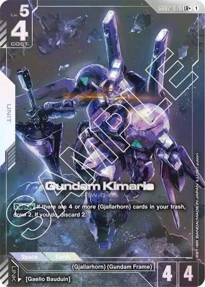 Gundam Kimaris (LR+) GD02-070 Dual Impact Gundam card