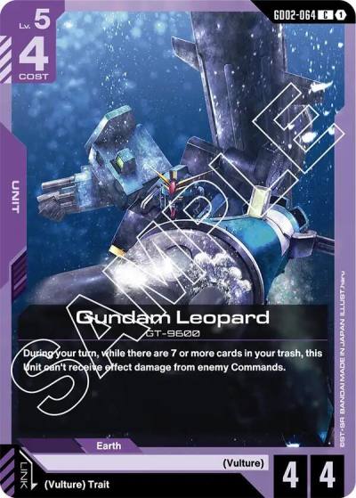 Gundam Leopard GD02-064 Dual Impact Gundam card