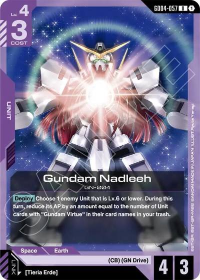 gundam nadleeh GD04-057 Phantom Aria Gundam card