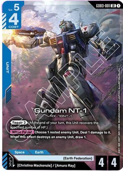 Gundam NT-1 GD03-001 Starter Deck 06: Clan Unity Gundam card