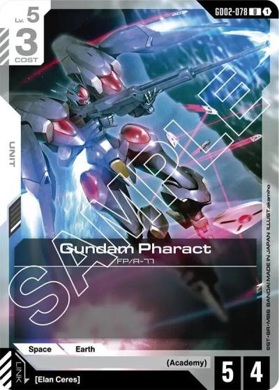 Gundam Pharact GD02-078 Dual Impact Gundam card