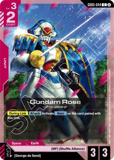 gundam rose GD05-044 Freedom Ascension Gundam card