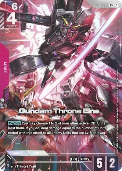 gundam throne eins rplus GD04-036 Phantom Aria Gundam card