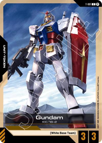 Gundam (Token) T-001 Edition Beta Gundam card