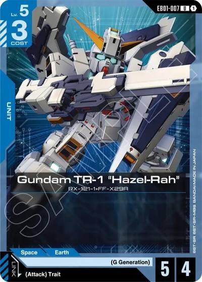 gundam tr 1 hazel rah EB01-007 Eternal Nexus Gundam card
