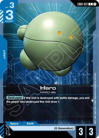 haro EB01-017 Eternal Nexus Gundam card