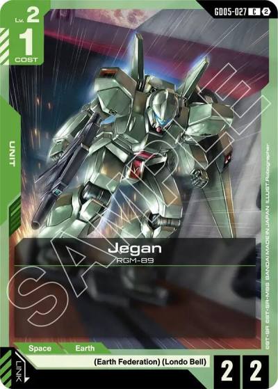 jegan GD05-027 Freedom Ascension Gundam card