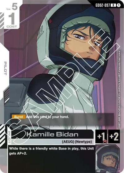 Kamille Bidan GD02-097 Dual Impact Gundam card