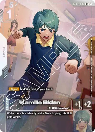 Kamille Bidan (R+) GD02-097 Dual Impact Gundam card