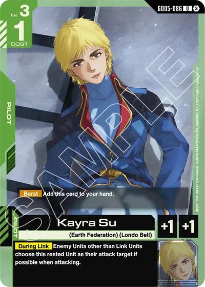 kayra su GD05-086 Freedom Ascension Gundam card