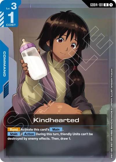 kindhearted GD04-101 Phantom Aria Gundam card