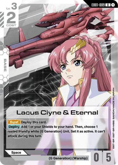 lacus clyne eternal EB01-089 Eternal Nexus Gundam card