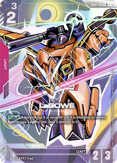 LaGOWE (R+) GD01-050 Newtype Rising Gundam card