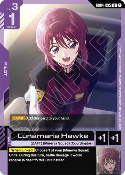 lunamaria hawke GD04-095 Phantom Aria Gundam card