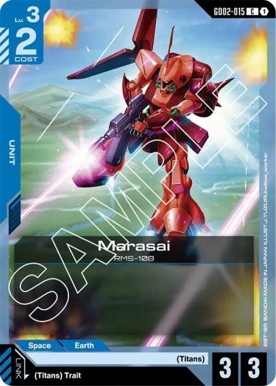 Marasai GD02-015 Dual Impact Gundam card