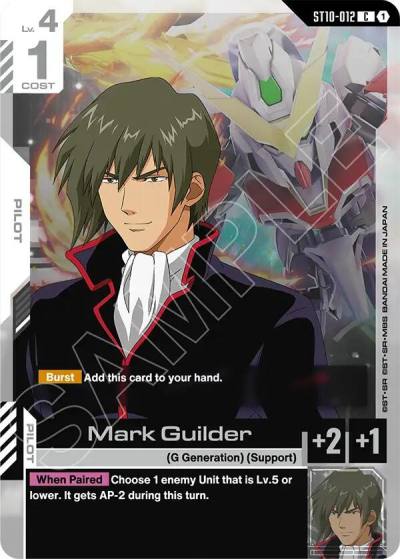 mark guilder ST10-012 Starter Deck 10: Generation Pulse Gundam card