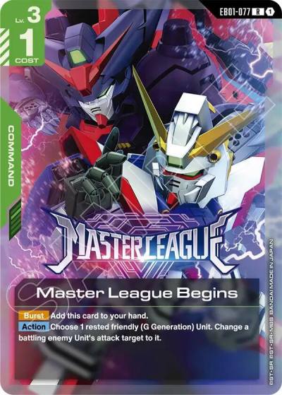 master league begins EB01-077 Eternal Nexus Gundam card