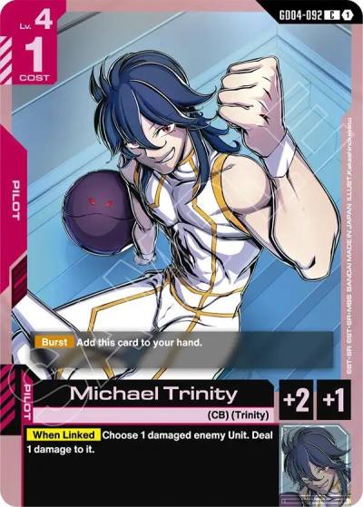 michael trinity GD04-092 Phantom Aria Gundam card