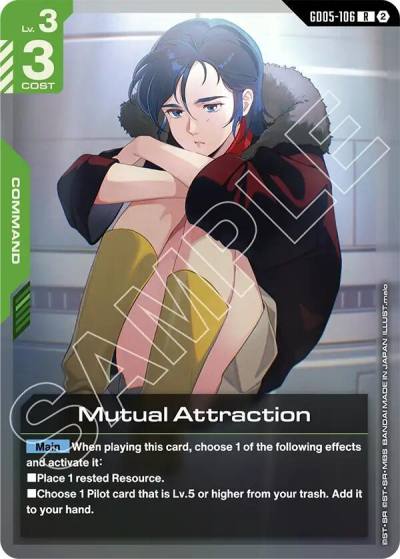 mutual attraction GD05-106 Freedom Ascension Gundam card