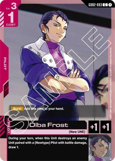 Olba Frost GD02-093 Dual Impact Gundam card
