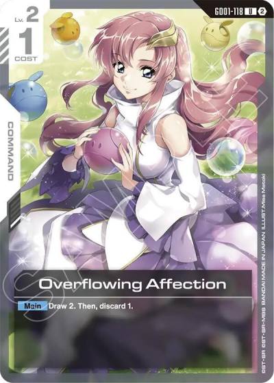 overflowing affection GD01-118 Deck Build Box Freedom Ascension Gundam card