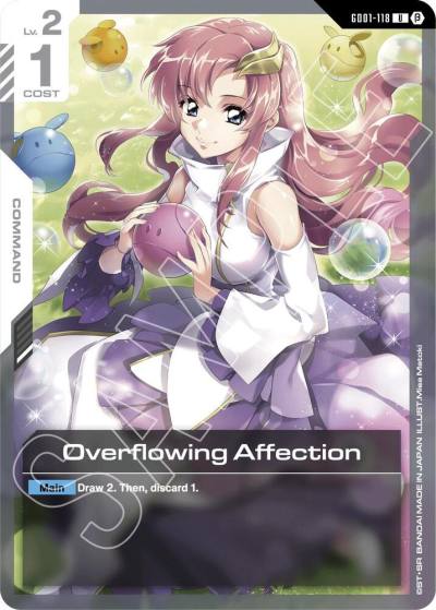 Overflowing Affection GD01-118 Edition Beta Gundam card