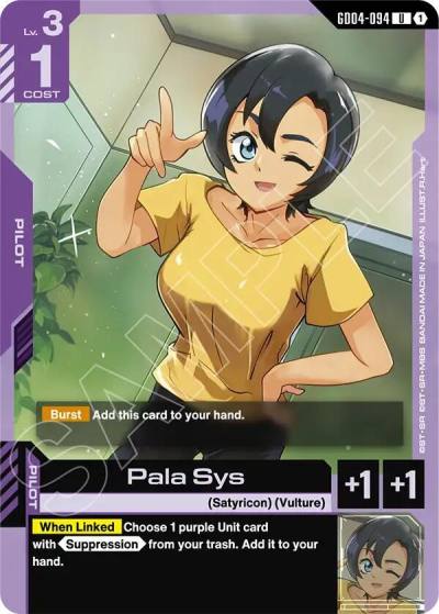 pala sys GD04-094 Phantom Aria Gundam card