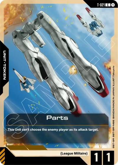 parts T-021 Phantom Aria Gundam card