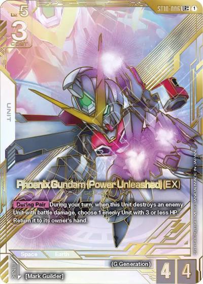 phoenix gundam power unleashed ex lrplusplus ST10-006 Eternal Nexus Gundam card