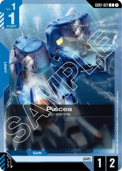 Pisces GD01-021 Newtype Rising Gundam card