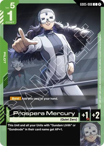 prospera mercury GD05-088 Freedom Ascension Gundam card