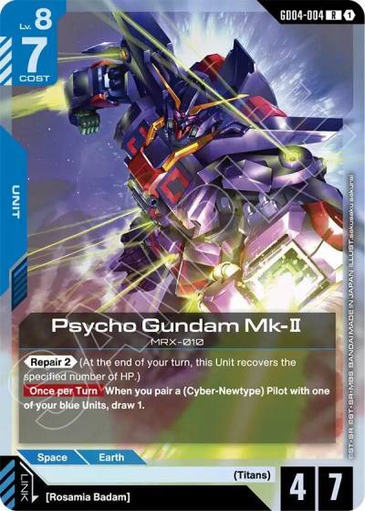 psycho gundam mk ii GD04-004 Phantom Aria Gundam card