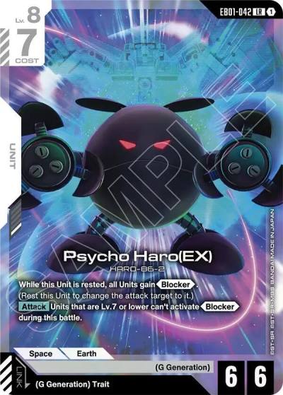 psycho haro ex EB01-042 Eternal Nexus Gundam card
