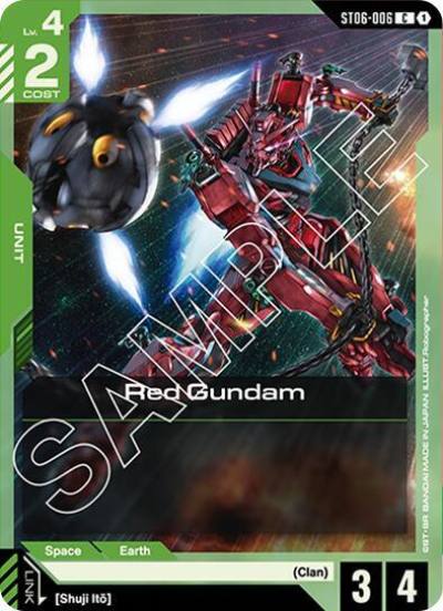 Red Gundam (C) ST06-006 Starter Deck 06: Clan Unity Gundam card