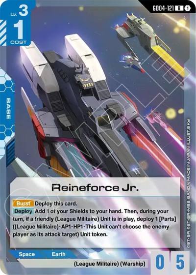 reineforce jr GD04-121 Phantom Aria Gundam card
