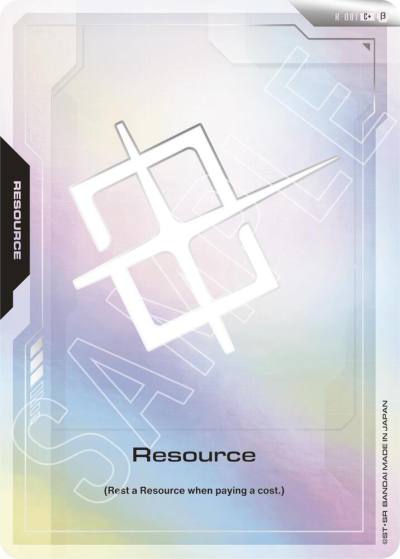 Resource (C+) R-001 Edition Beta Gundam card