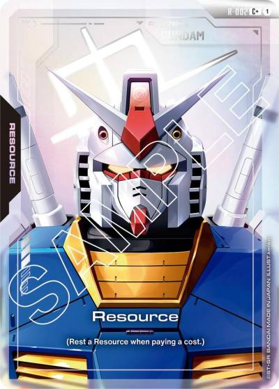 Resource (R-002) (C+) R-002 Newtype Rising Gundam card