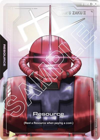 Resource (R-005) (C+) R-005 Newtype Rising Gundam card