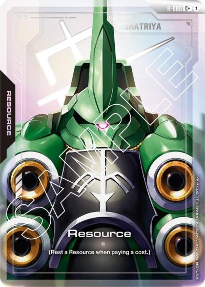 Resource (R-006) (C+) R-006 Newtype Rising Gundam card