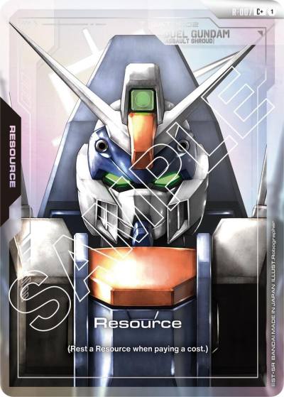 Resource (R-007) (C+) R-007 Newtype Rising Gundam card