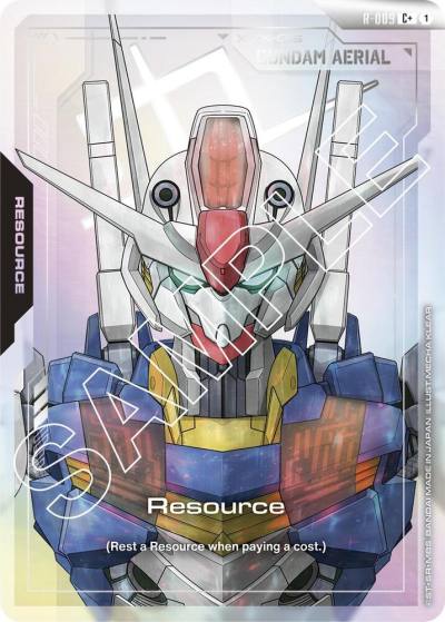 Resource (R-009) (C+) R-009 Newtype Rising Gundam card