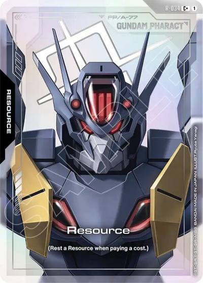 resource cplus R-034 Phantom Aria Gundam card