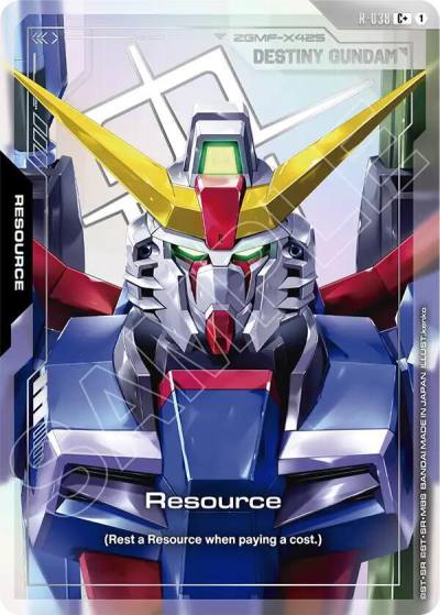 resource cplus R-038 Phantom Aria Gundam card