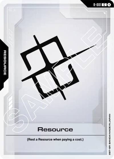 Resource R-001 Newtype Rising Gundam card