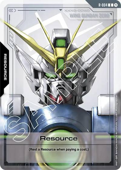 Resource (R-004) R-004 Newtype Rising Gundam card