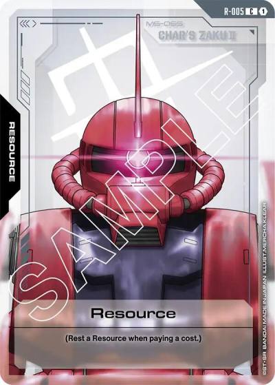 Resource (R-005) R-005 Newtype Rising Gundam card